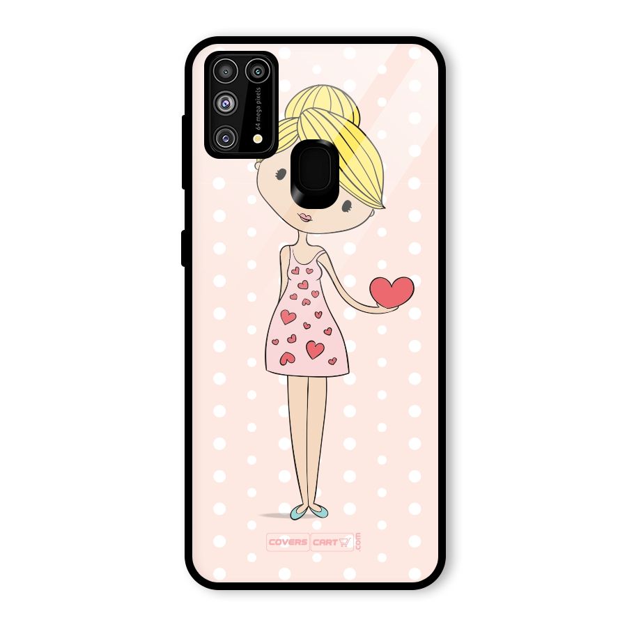 My Innocent Heart Glass Back Case for Galaxy F41