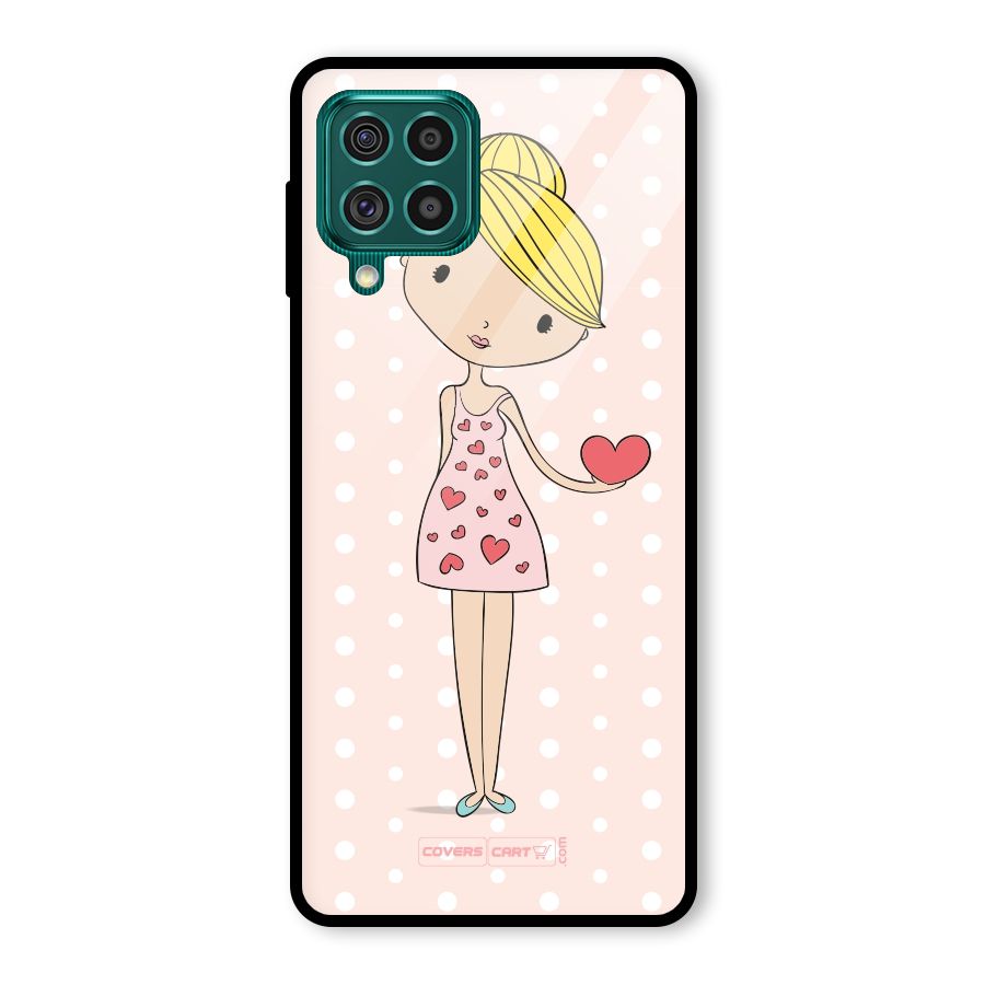 My Innocent Heart Glass Back Case for Galaxy F62