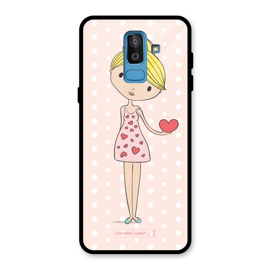 My Innocent Heart Glass Back Case for Galaxy J8