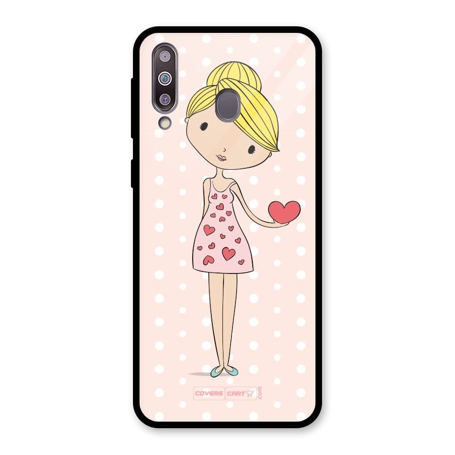 My Innocent Heart Glass Back Case for Galaxy M30