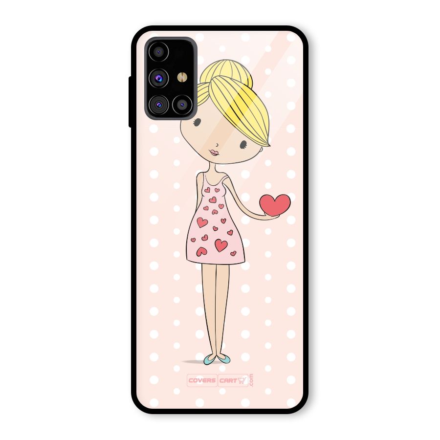 My Innocent Heart Glass Back Case for Galaxy M31s