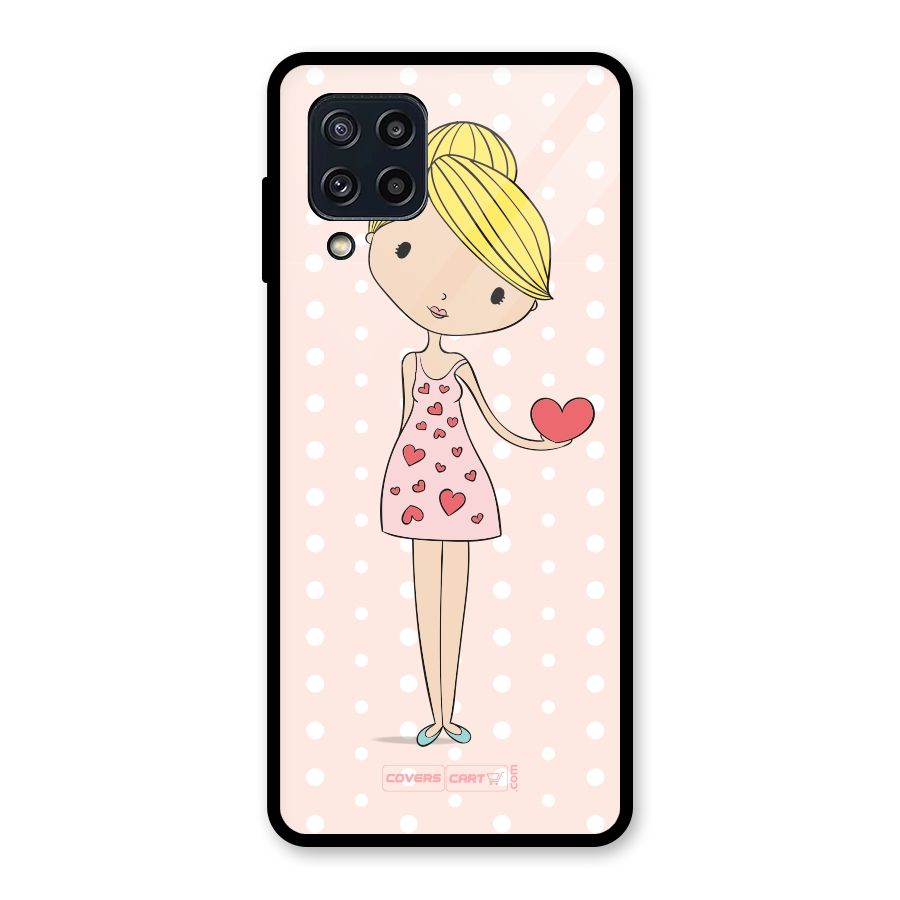 My Innocent Heart Glass Back Case for Galaxy M32