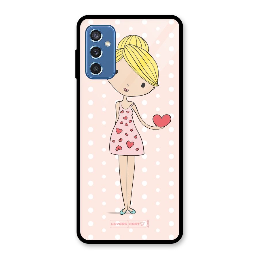 My Innocent Heart Glass Back Case for Galaxy M52 5G