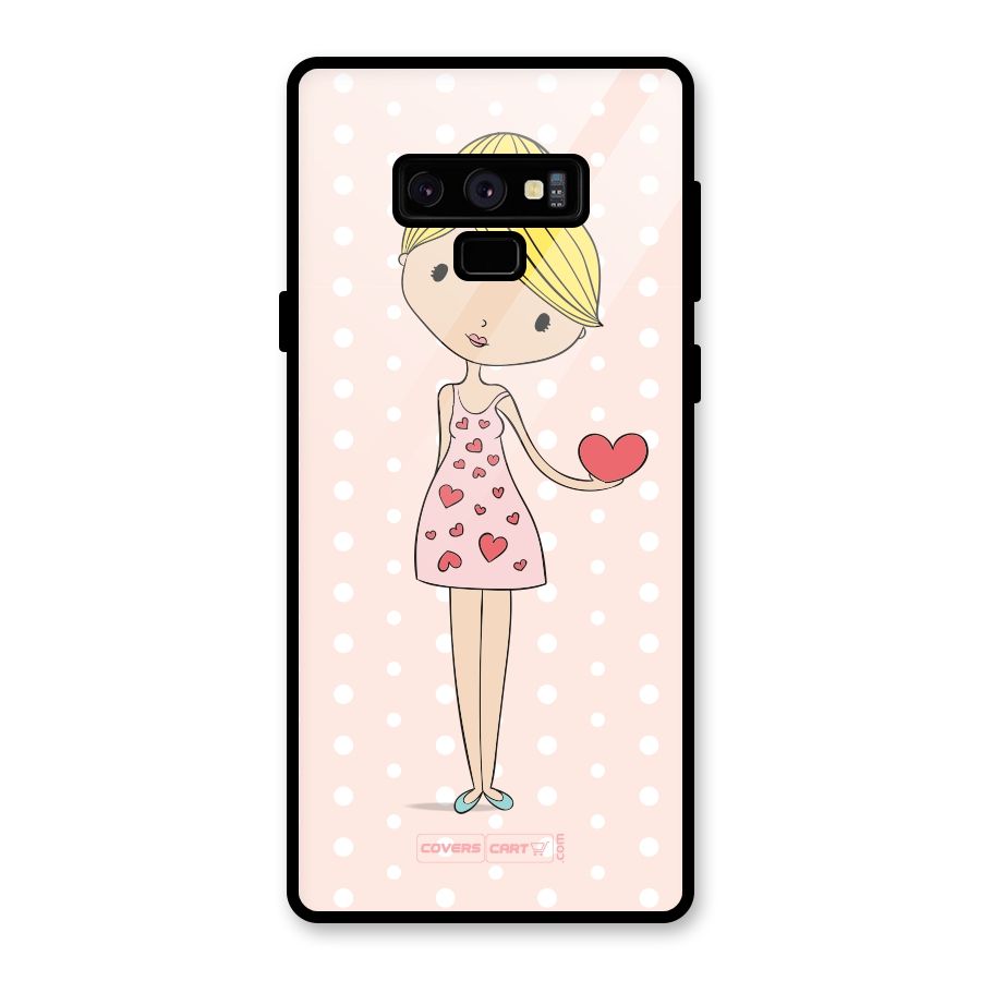 My Innocent Heart Glass Back Case for Galaxy Note 9