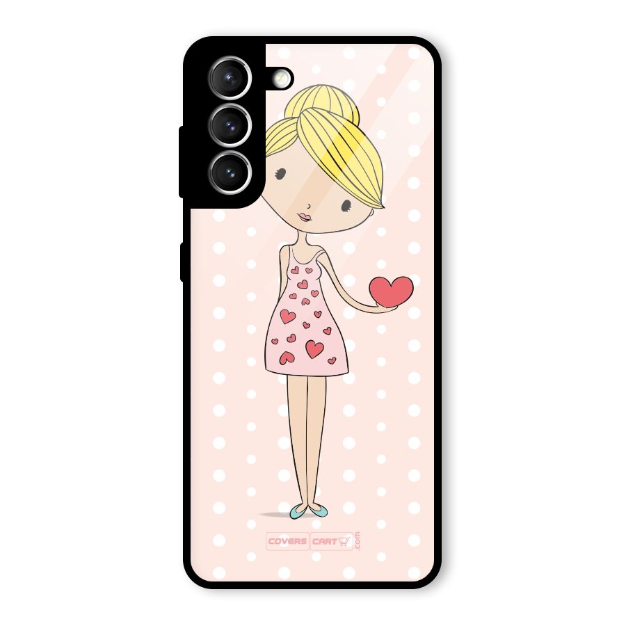 My Innocent Heart Glass Back Case for Galaxy S21 5G