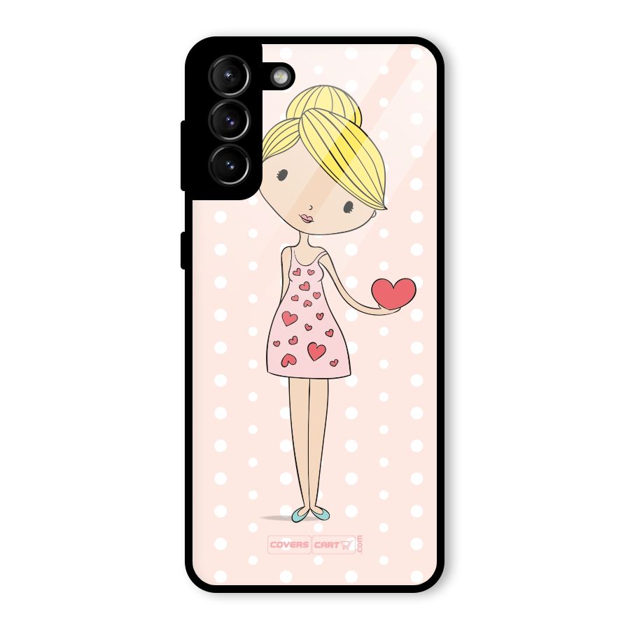 My Innocent Heart Glass Back Case for Galaxy S21 Plus