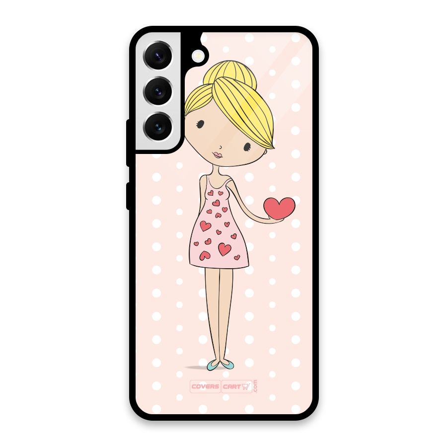 My Innocent Heart Glass Back Case for Galaxy S22 Plus 5G