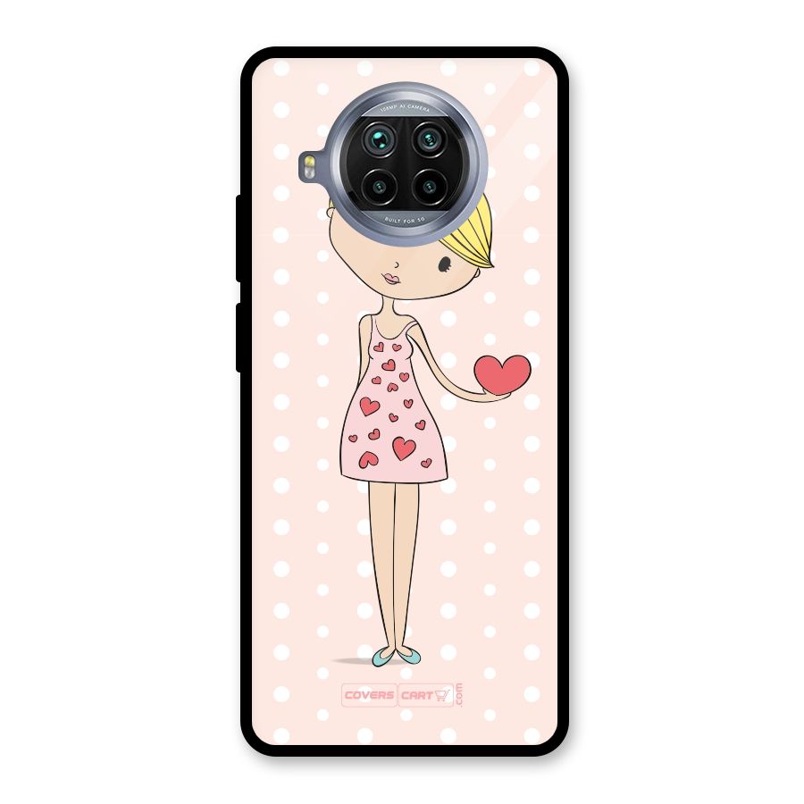 My Innocent Heart Glass Back Case for Mi 10i