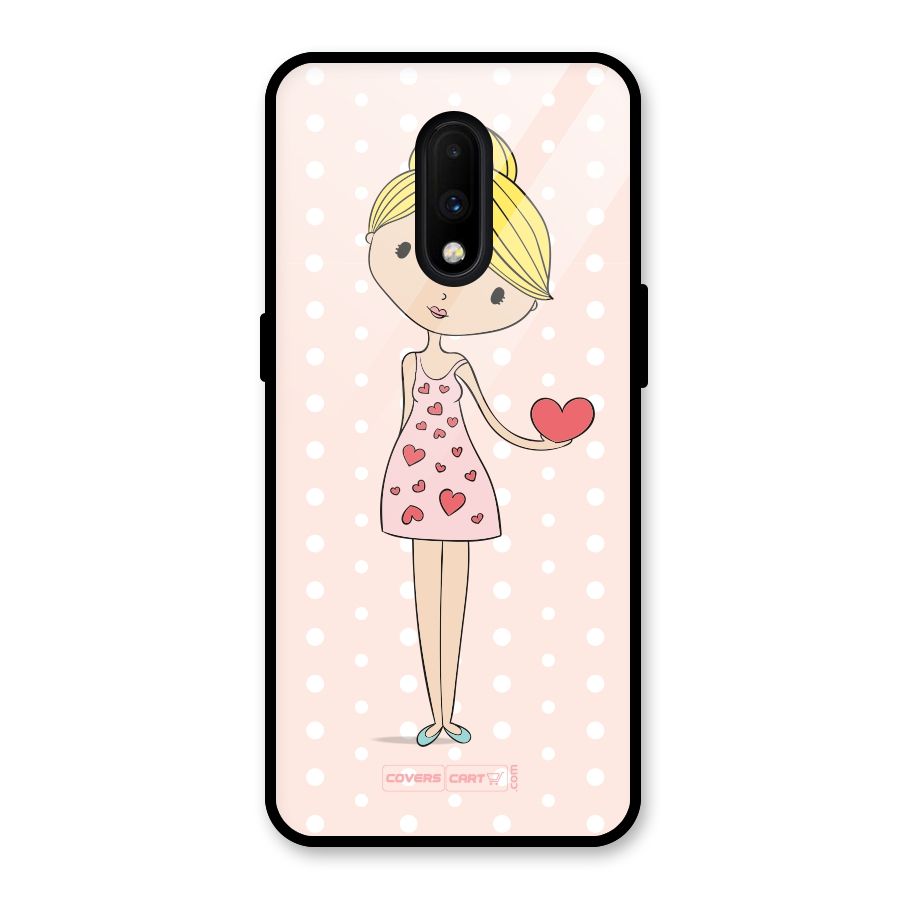 My Innocent Heart Glass Back Case for OnePlus 7