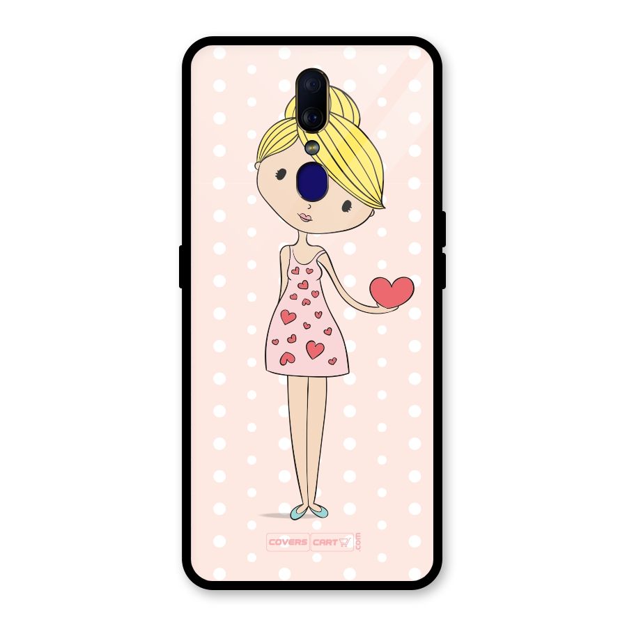 My Innocent Heart Glass Back Case for Oppo F11