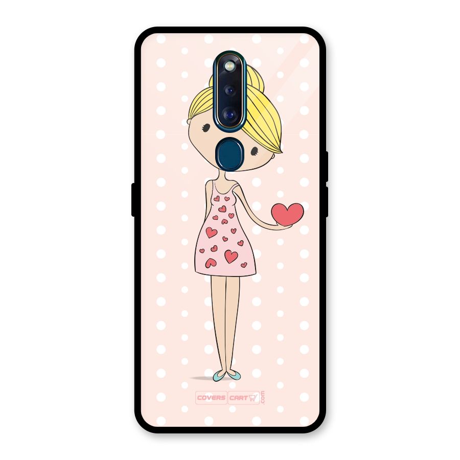 My Innocent Heart Glass Back Case for Oppo F11 Pro