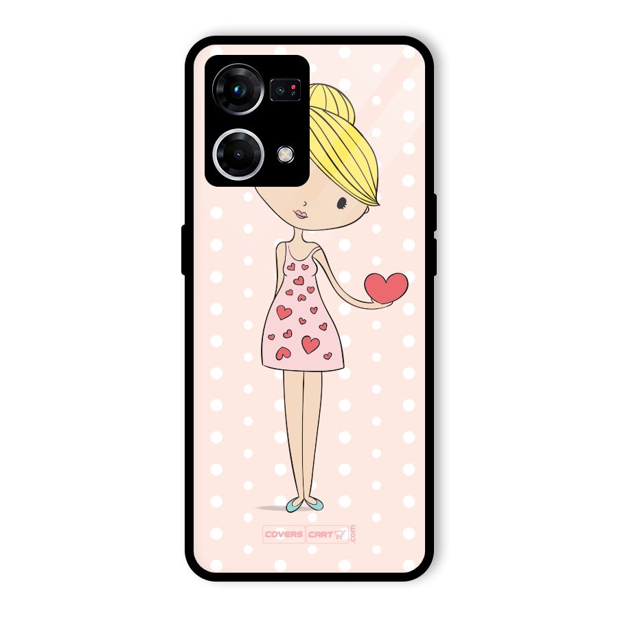 My Innocent Heart Glass Back Case for Oppo F21 Pro 4G