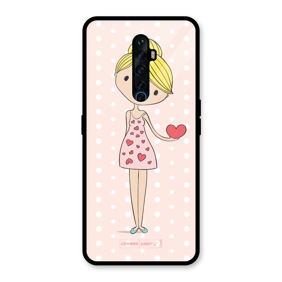 My Innocent Heart Glass Back Case for Oppo Reno2 F