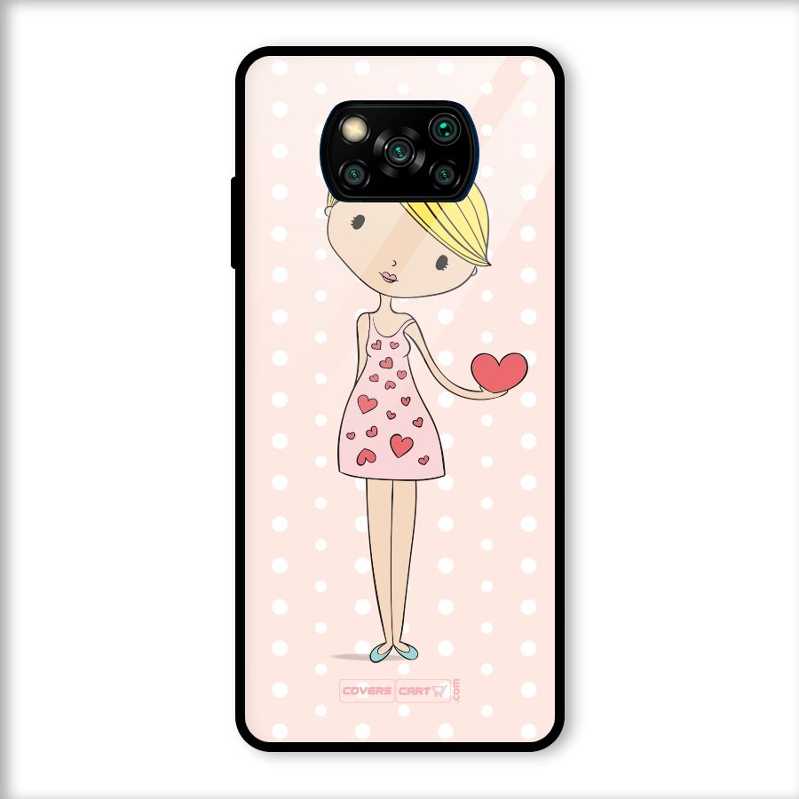 My Innocent Heart Glass Back Case for Poco X3