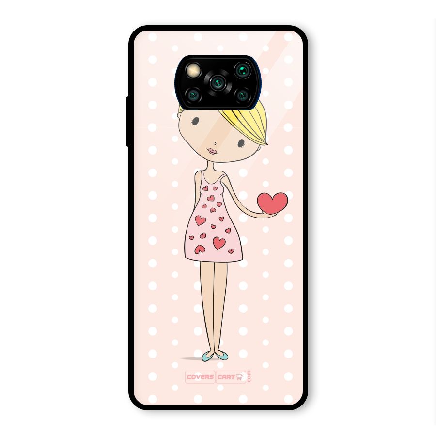 My Innocent Heart Glass Back Case for Poco X3 Pro