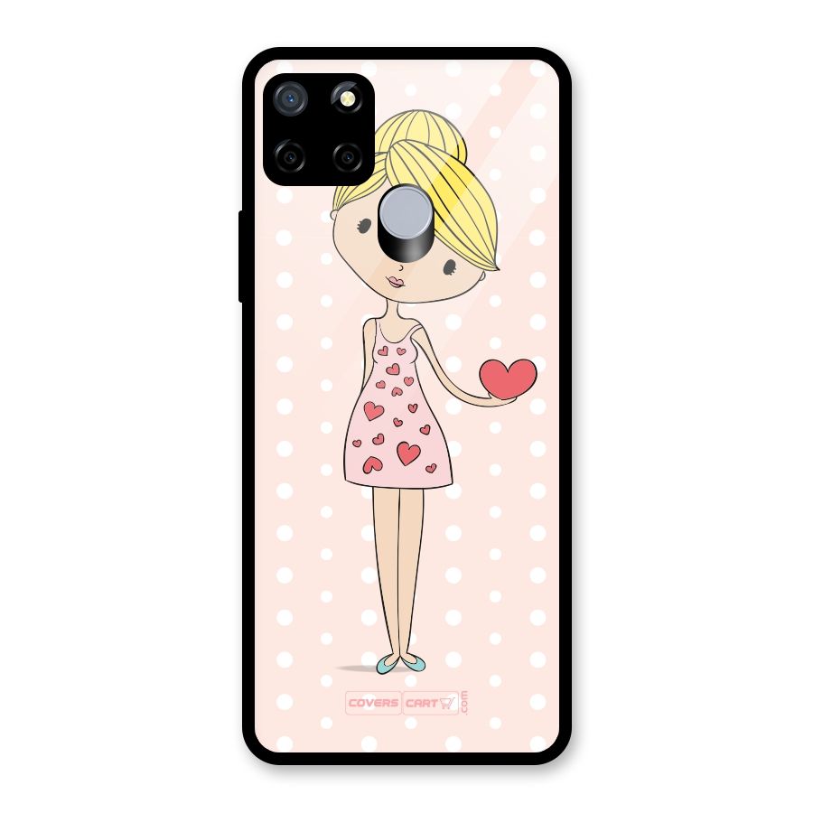 My Innocent Heart Glass Back Case for Realme Narzo 20