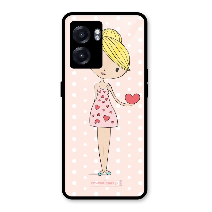 My Innocent Heart Glass Back Case for Realme Narzo 50 5G