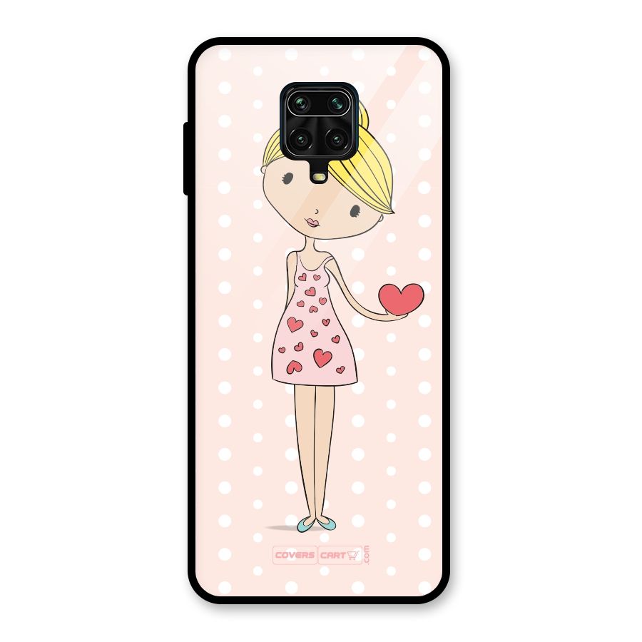 My Innocent Heart Glass Back Case for Redmi Note 10 Lite