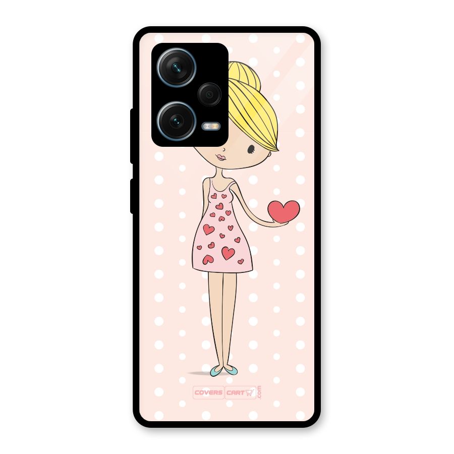 My Innocent Heart Glass Back Case for Redmi Note 12 Pro Plus 5G