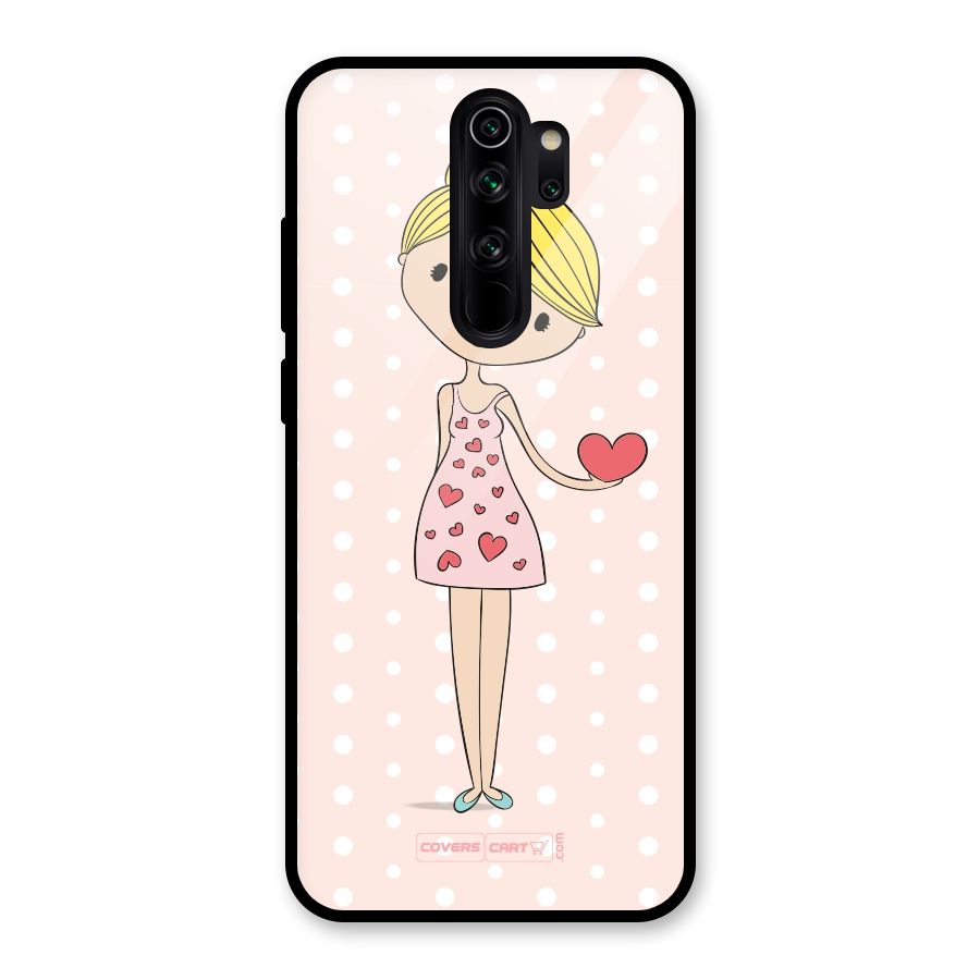 My Innocent Heart Glass Back Case for Redmi Note 8 Pro