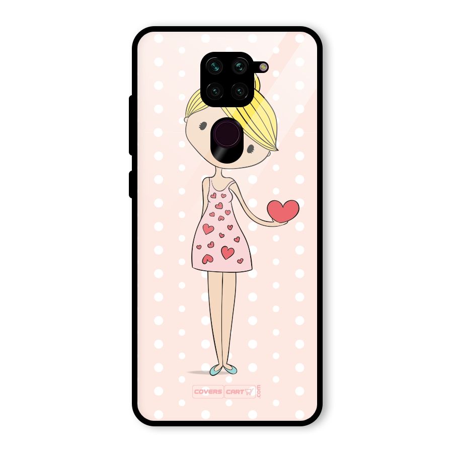 My Innocent Heart Glass Back Case for Redmi Note 9