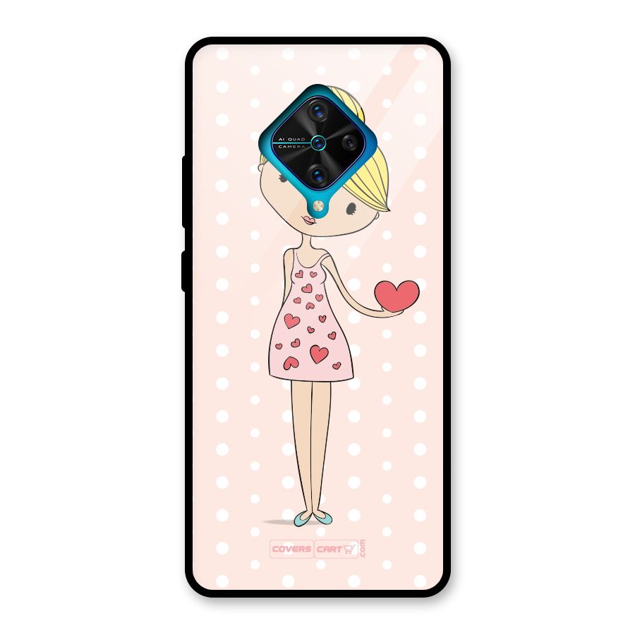 My Innocent Heart Glass Back Case for Vivo S1 Pro
