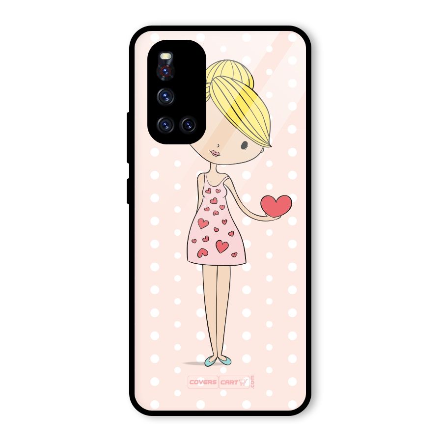 My Innocent Heart Glass Back Case for Vivo V19