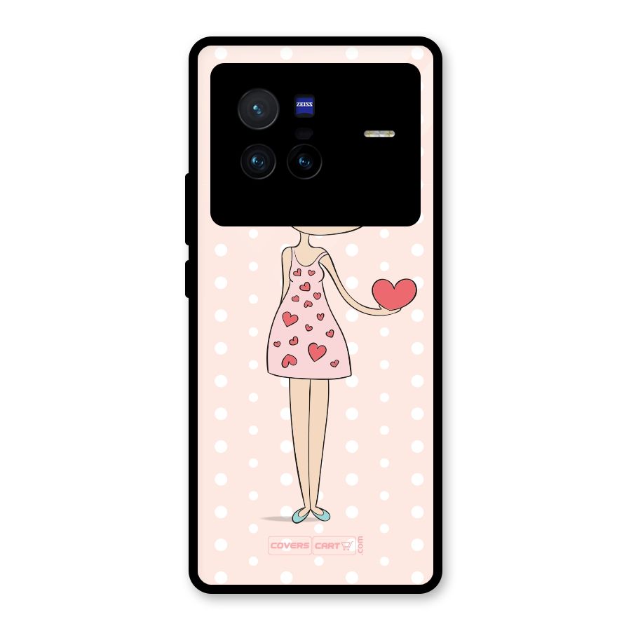 My Innocent Heart Glass Back Case for Vivo X80