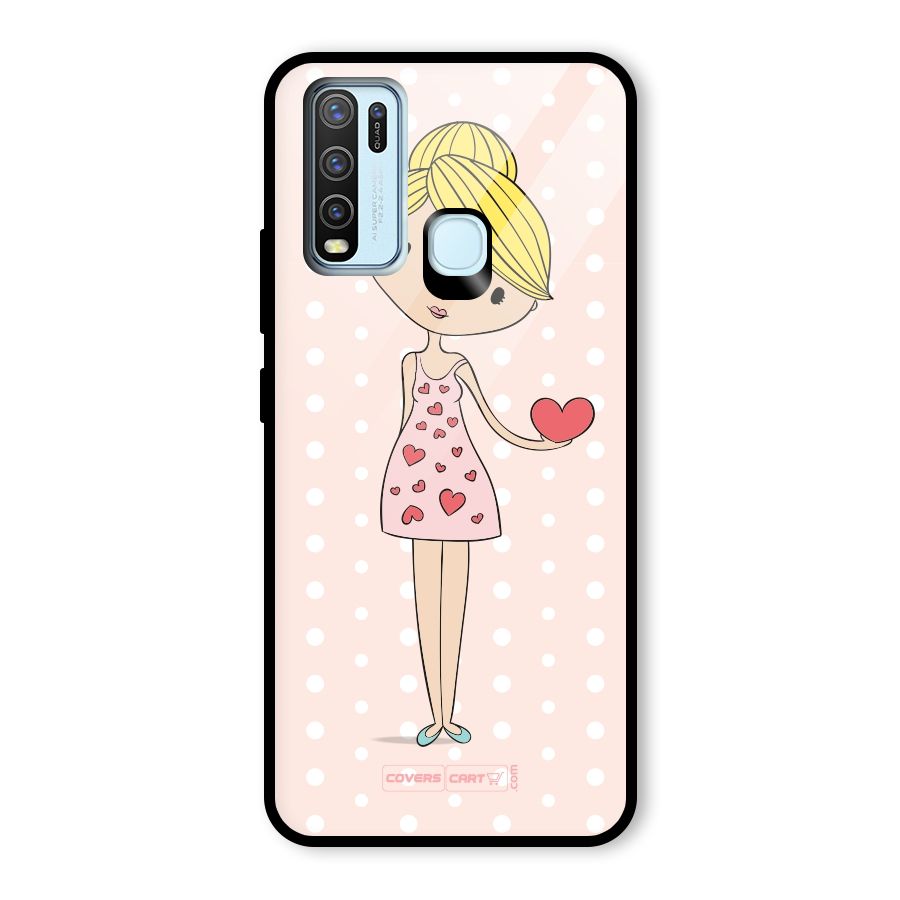 My Innocent Heart Glass Back Case for Vivo Y30