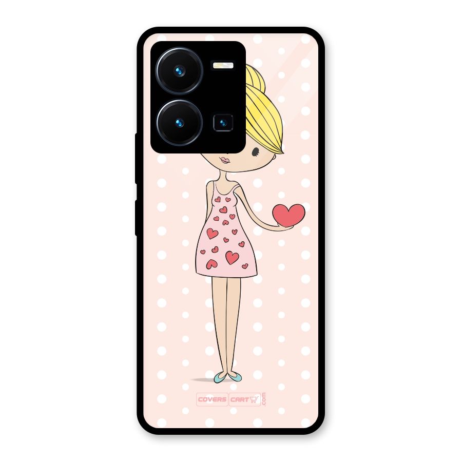 My Innocent Heart Glass Back Case for Vivo Y35