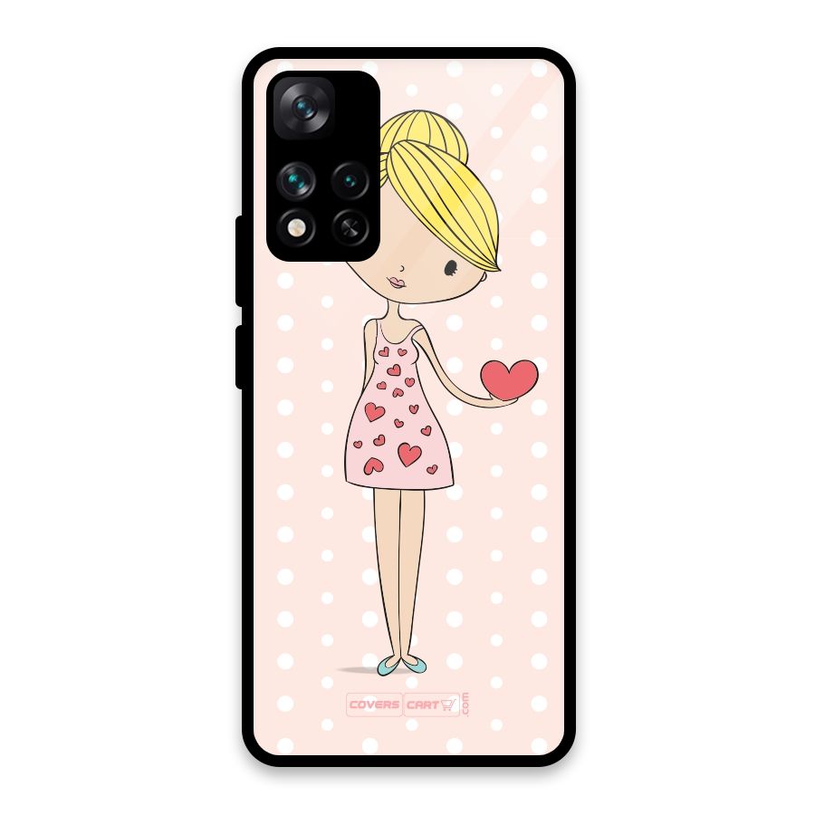 My Innocent Heart Glass Back Case for Xiaomi 11i HyperCharge 5G