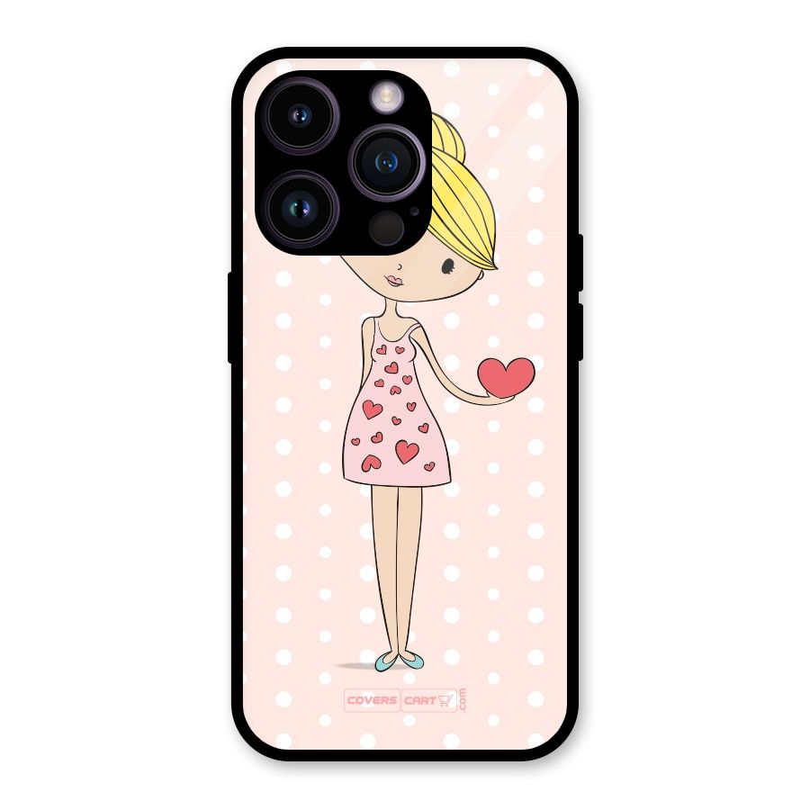 My Innocent Heart Glass Back Case for iPhone 14 Pro