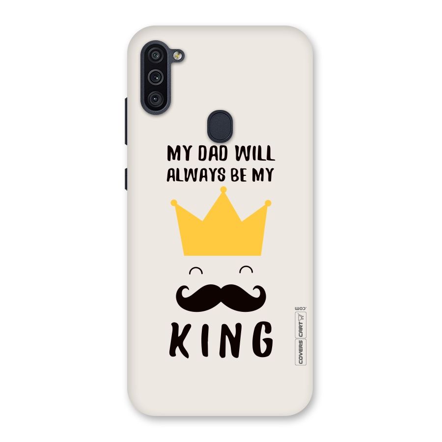 My King Dad Back Case for Galaxy M11