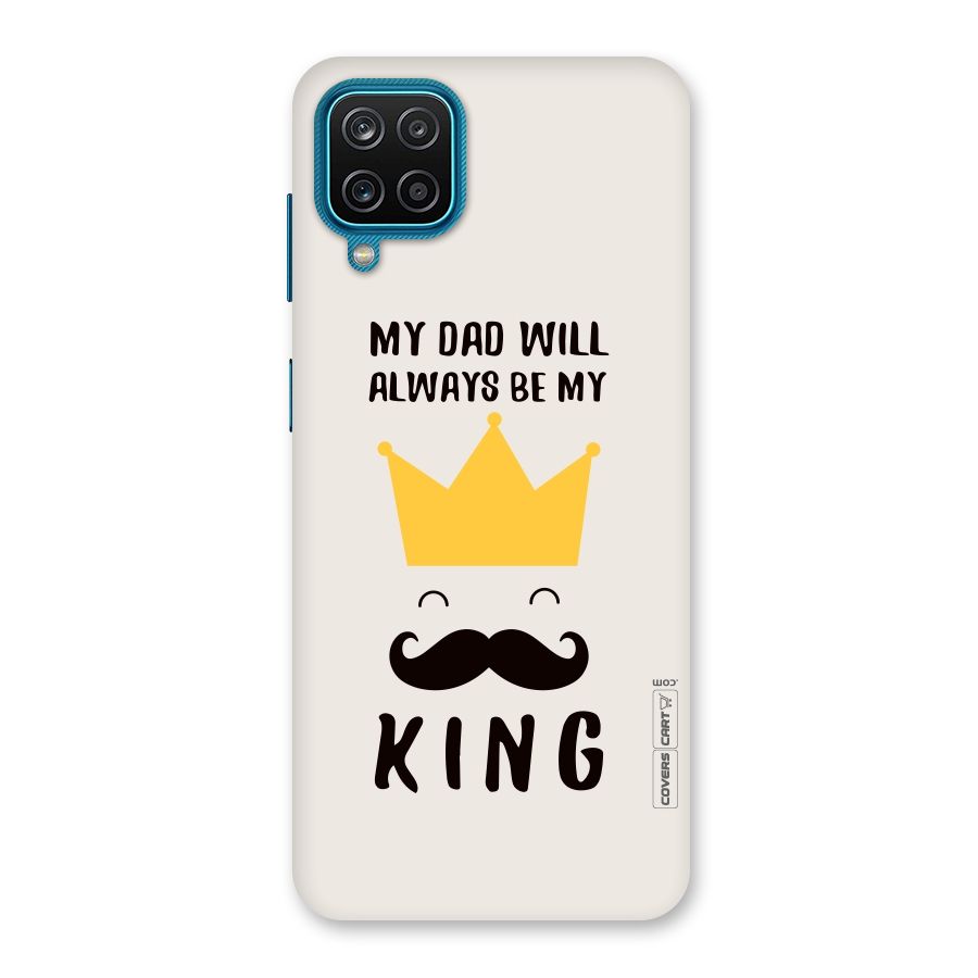 My King Dad Back Case for Galaxy M12