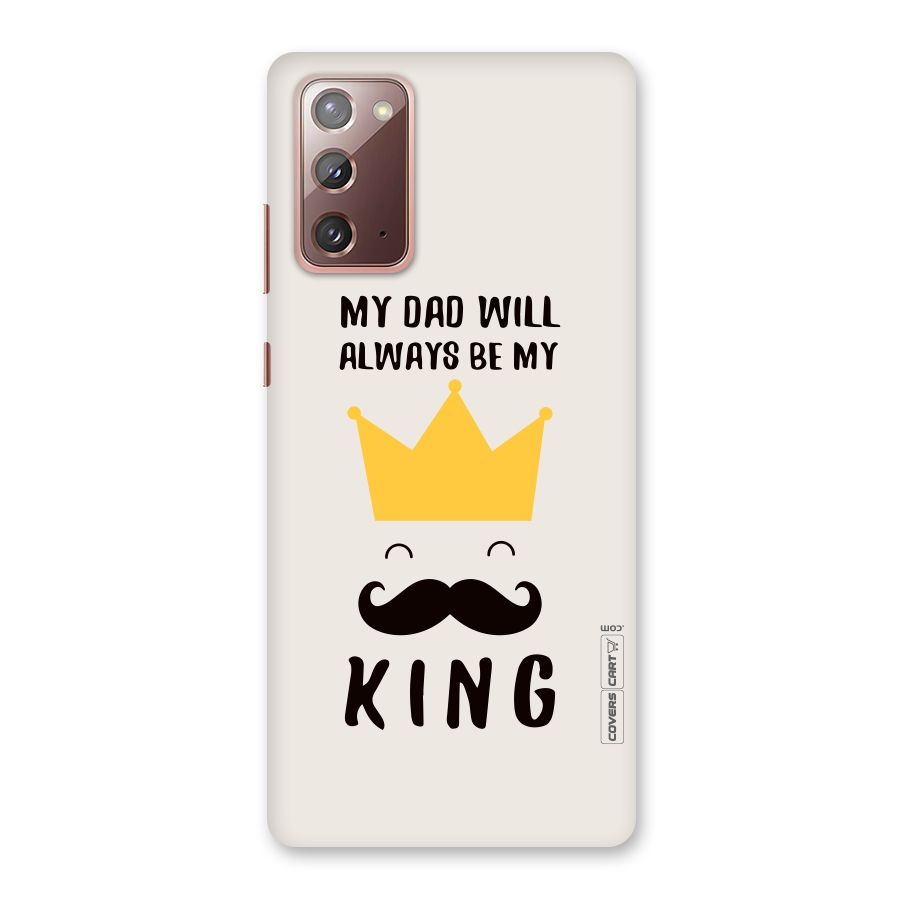 My King Dad Back Case for Galaxy Note 20