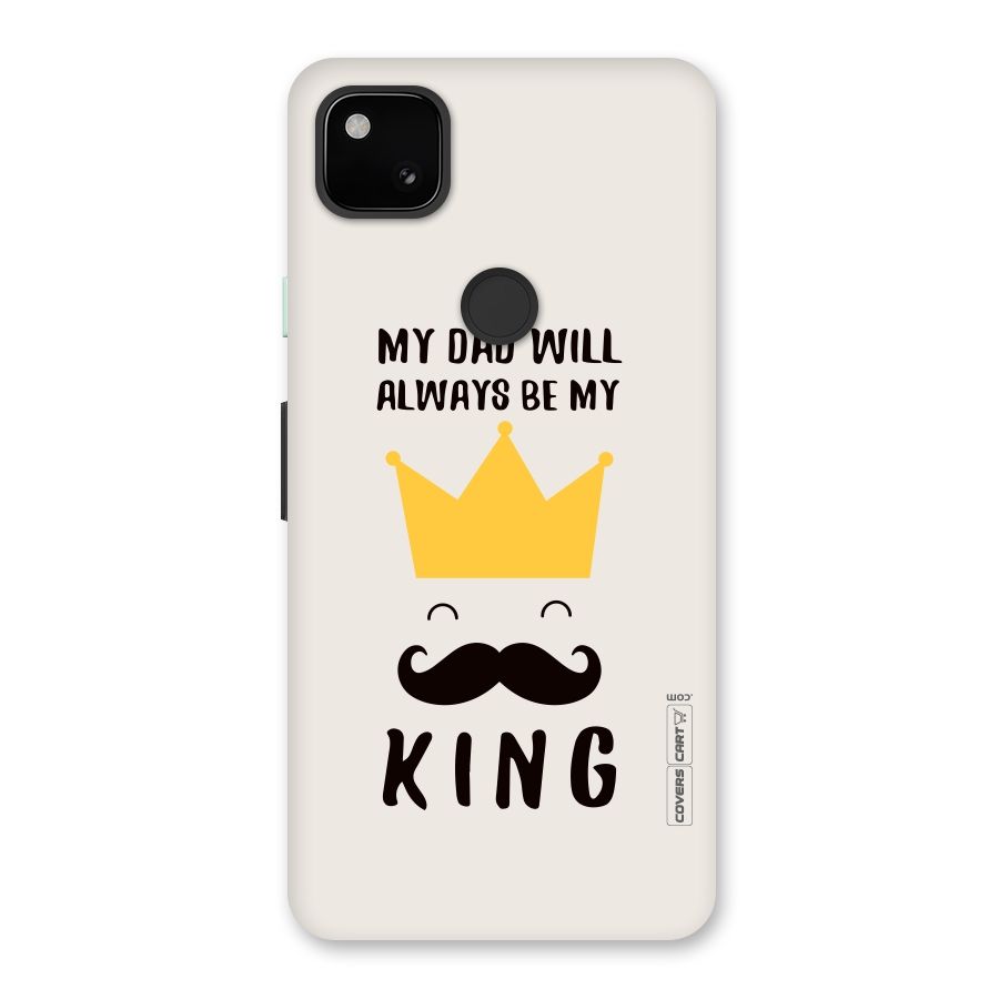 My King Dad Back Case for Google Pixel 4a