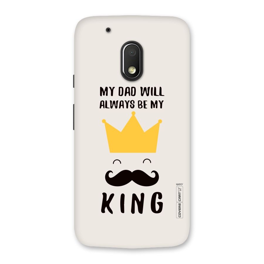 My King Dad Back Case for Moto G4 Play