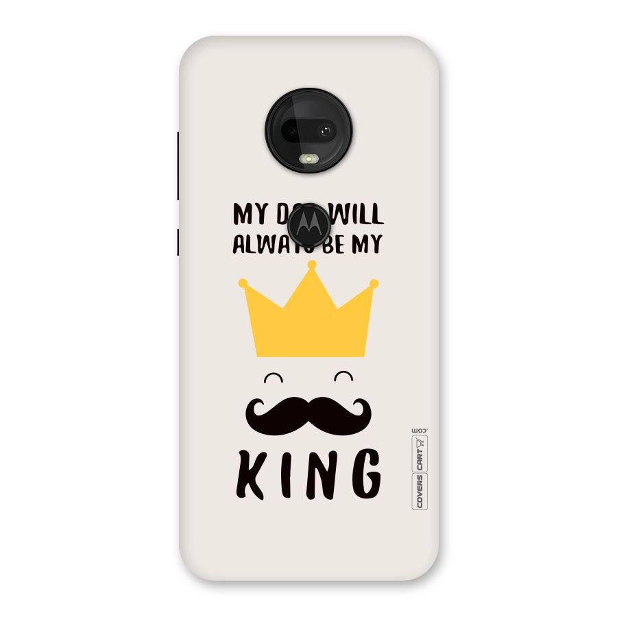 My King Dad Back Case for Moto G7