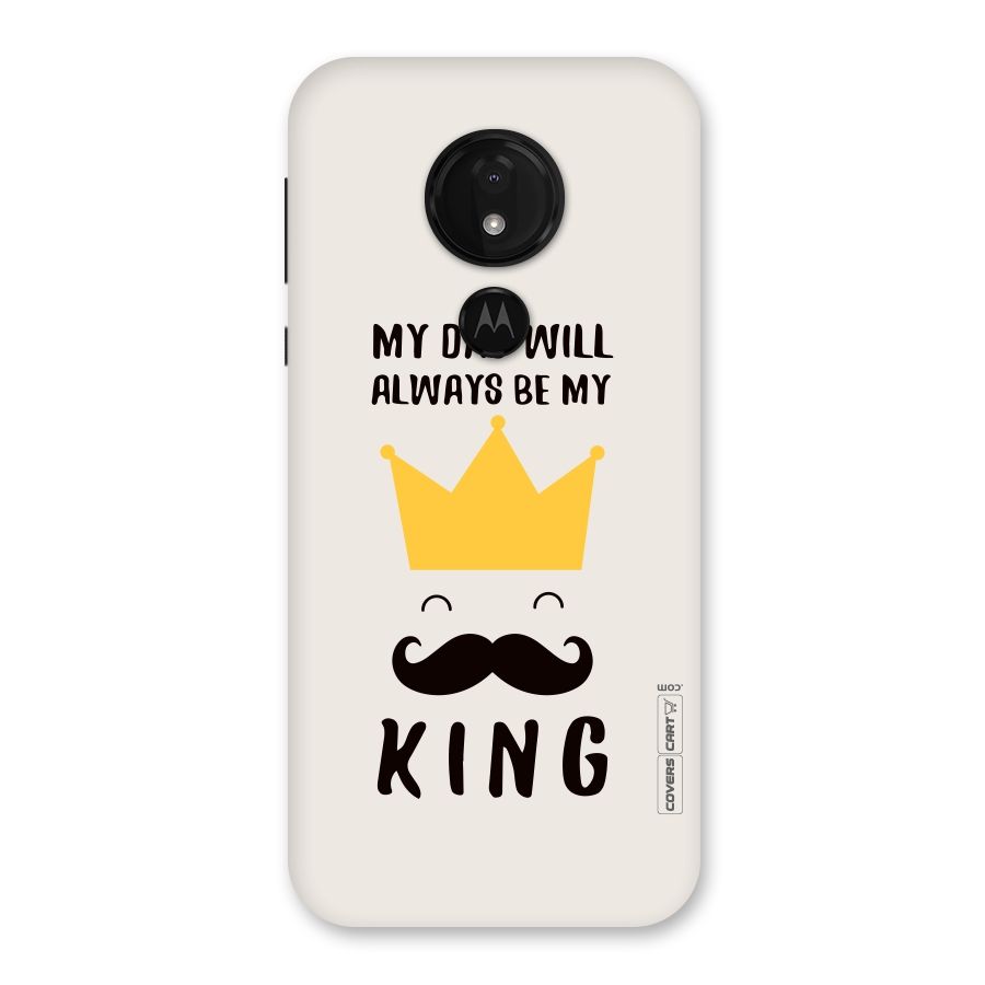 My King Dad Back Case for Moto G7 Power