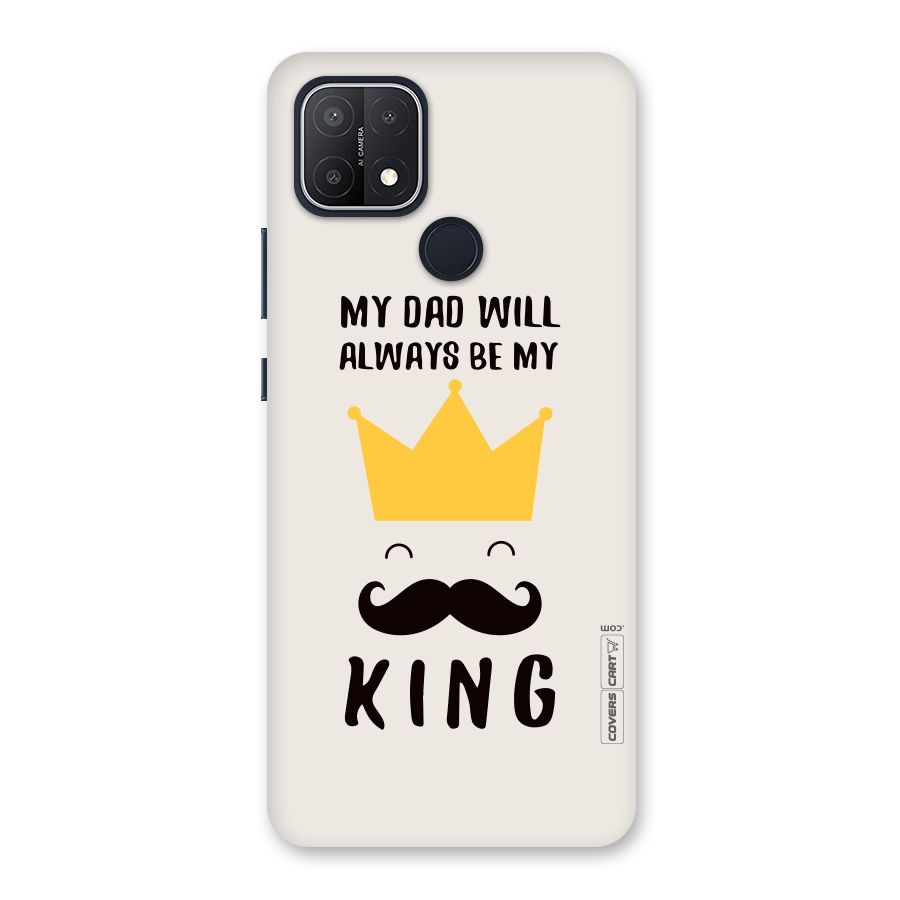 My King Dad Back Case for Oppo A15