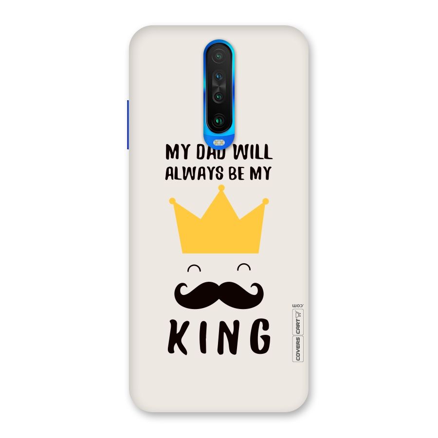 My King Dad Back Case for Poco X2