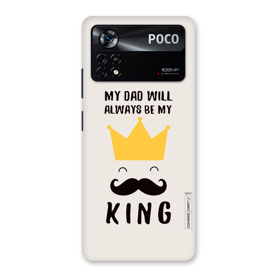 My King Dad Back Case for Poco X4 Pro 5G