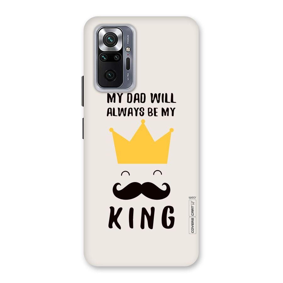 My King Dad Back Case for Redmi Note 10 Pro Max