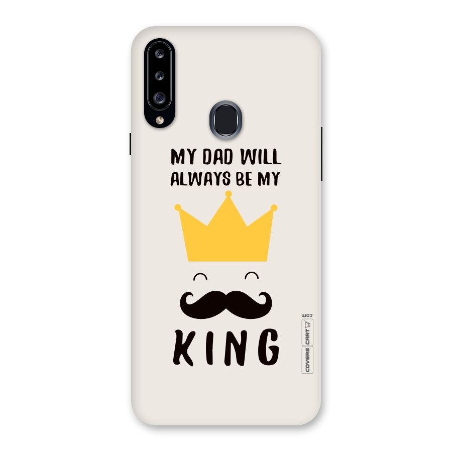 My King Dad Back Case for Samsung Galaxy A20s