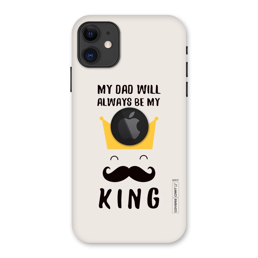 My King Dad Back Case for iPhone 11 Logo Cut