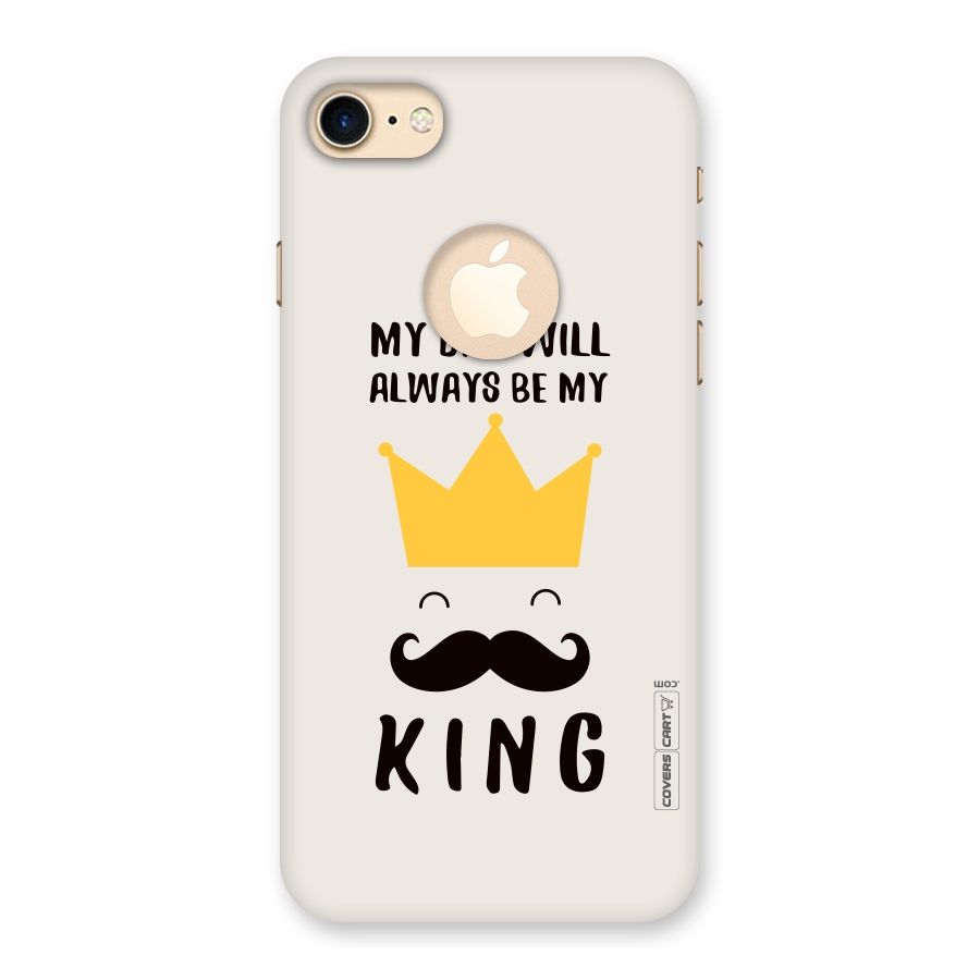 My King Dad Back Case for iPhone 7 Logo Cut