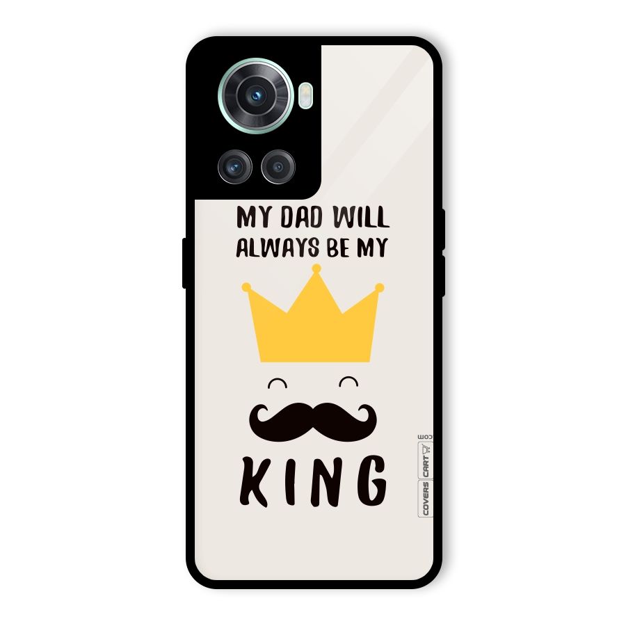 My King Dad Glass Back Case for OnePlus 10R