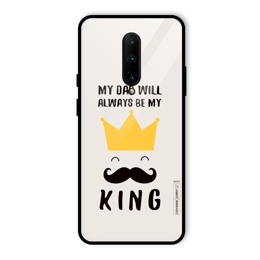 My King Dad Glass Back Case for OnePlus 7 Pro