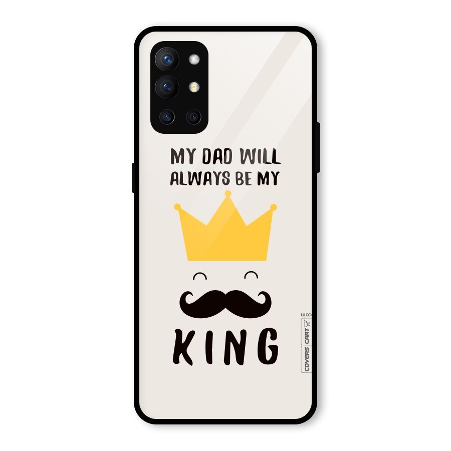 My King Dad Glass Back Case for OnePlus 9R