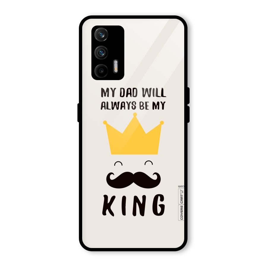 My King Dad Glass Back Case for Realme GT 5G